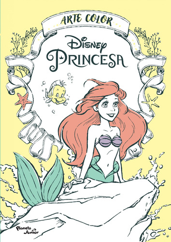 Princesas. Arte Color Con Frases Disney Planeta Junior