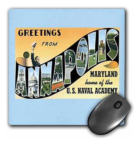 Llc 8 X 8 X 0.25 Inches Mouse Pad, Greetings From Annap...