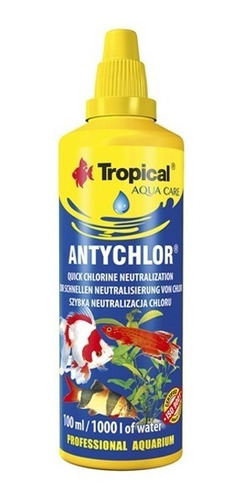 Tropical Antychlor Acondicionador De Agua 100ml Pethome 