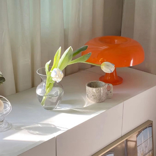 Lámpara De Mesa O3led En Forma De Hongo Para Dormitorio, Mes