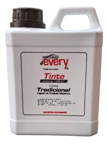 Tinte Para Madera Color Wengue 1 Lt