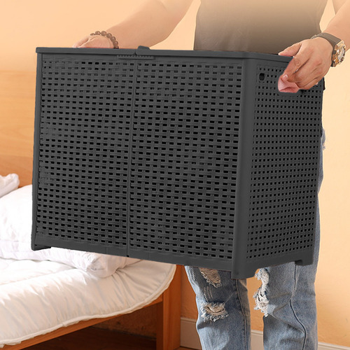 Cesta Para Ropa Sucia Con Tapa Con Compartimentos Para Ropa