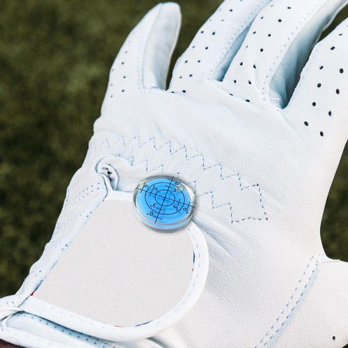 Nivelador De Nivel De Golf Con Burbuja, Pinza Para Azul