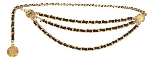 2 Cinturón De Cadena De Cintura Con Borlas, Joyería De