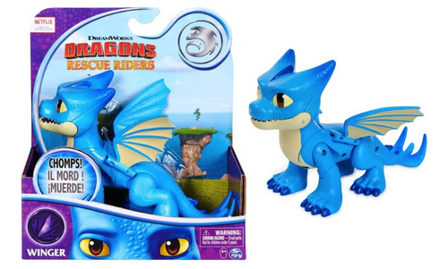 Figura Dragons Rescue Riders Con Mecanismo Caffaro 6639