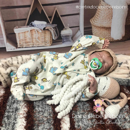 Bebe Reborn Boneca Realista Modelo Levi Recem Nascido Doce Bebe Bebe Reborn Boneca Realista Modelo Levi Recem Nascido Doce Bebe