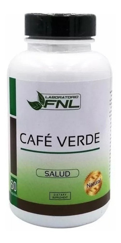 Cafe Verde Potente Adelgazante Quemador De Grasa 60 Caps 