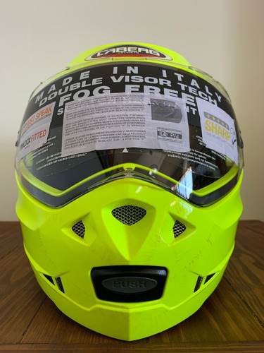 Casco Caberg Hi Vizion Tg Amarillo Xl Abatible