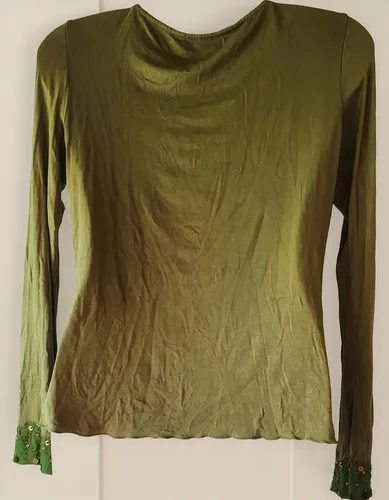 Blusa Modal Hindú Bordada Para Dama. Tm/l.