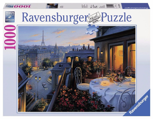 Ravensburger Rompecabezas Vista De París Desde Balcón 1000pz