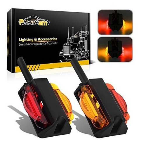 Led Trailer Fender Light Set2 Double Face 4 Led Liquidacion 