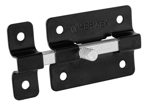 Pasador De Barra Plana 2', Negro, Hermex