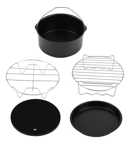 Kit De Accesorios Para Freidoras Air Fryer, 7 Pulgadas, 5 Un