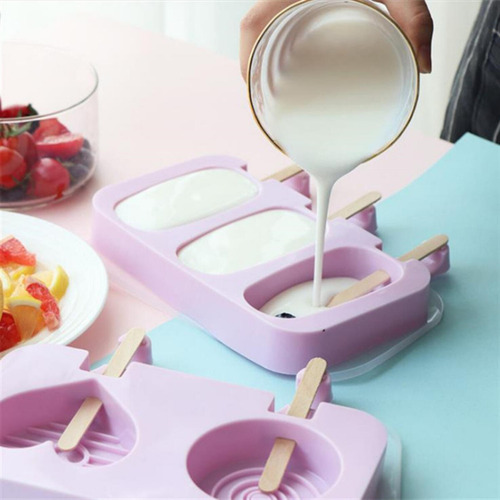 Molde Para Helado Pack X1, Molde De Silicona Para Helado