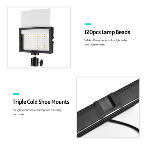 Andoer - Kit De Iluminación Usb Para Videoconferencia (inclu