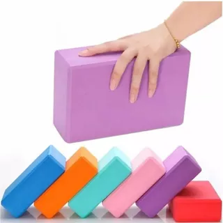 Ladrillo De Yoga Pilates Bloque Cubo Mat Colores Foam