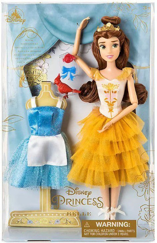 Imagem 3 de 3 de Boneca Bela Balé Disney Store - 2 Looks Ms