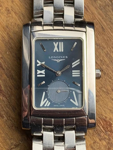 Relógio Longines Dolce Vita Excelente Estado Prata Prata Azul (Usado)
