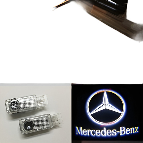 2pcs Fantasma Puerta Láser Cortesía De Luz Led Para Mercedes