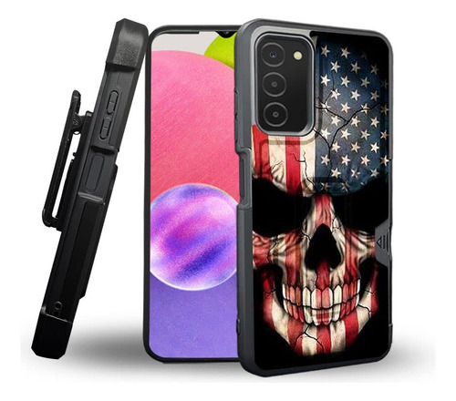 Funda Hibrida Doble Capa Prueba Golpe Soporte Ranura Para +