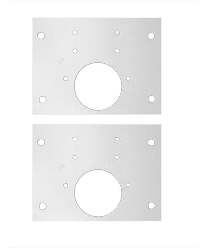 Placas De Reparación Para Fijación Bisagras Demusa Acero