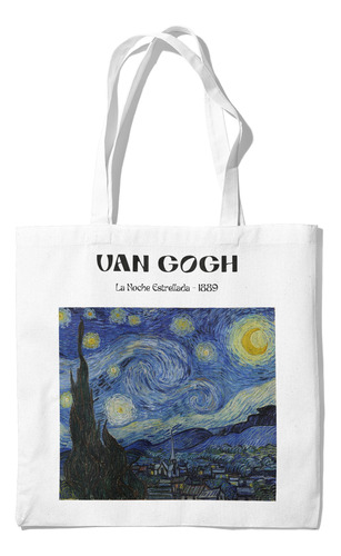 Bolsa Ecológica Estampada Van Gogh - Tote Bag 40cm X 35cm