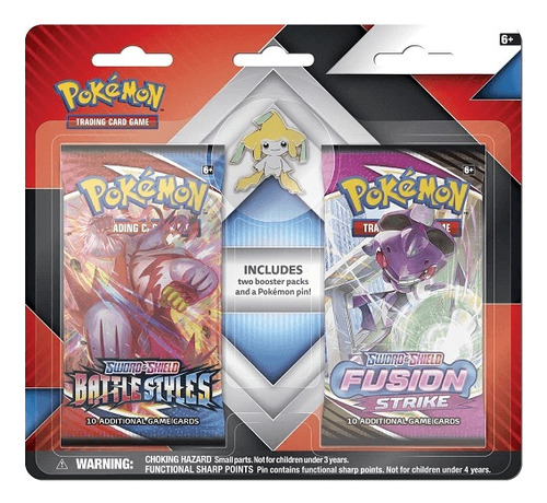 Tcg Pokémon 2 Booster Packs & Jirachi/latias Collector's Pin