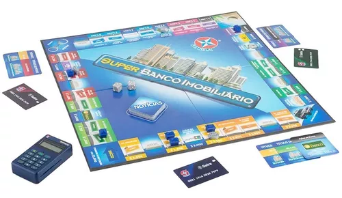 Jogo de Tabuleiro Banco Imobiliário Realidade Aumentada - Extra Festas