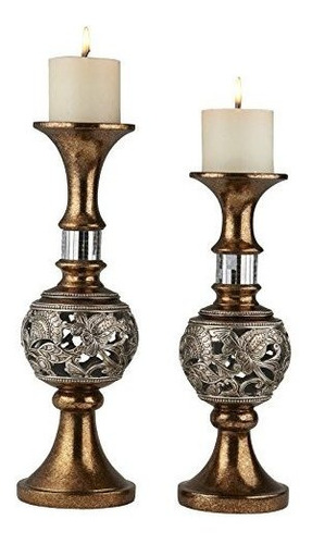 Ok 14 Y 16 H Langi Candelabro Set De Iluminacion Velas Inclu