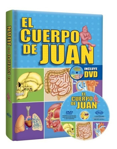 Libro Cuerpo De Juan - Anatomía Para Niños + Dvd