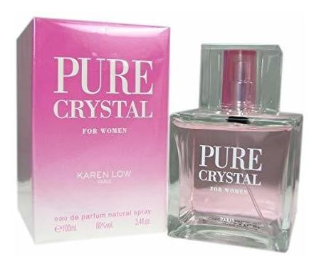 Karen Baja Pure Crystal Eau De Parfum Spray Para Mujeres, 3,