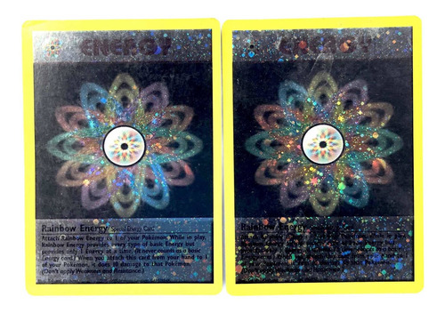 Rainbow Energy Promo X2 Holo - Carta Original Pokémon 2000
