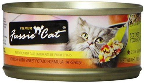 Fussie Cat Pollo Premium Con Gato Patata Dulces - 24 - 2,82-