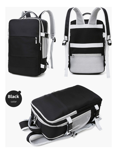. Mochila De Viaje Impermeable De Gran Capacidad For Mujer W