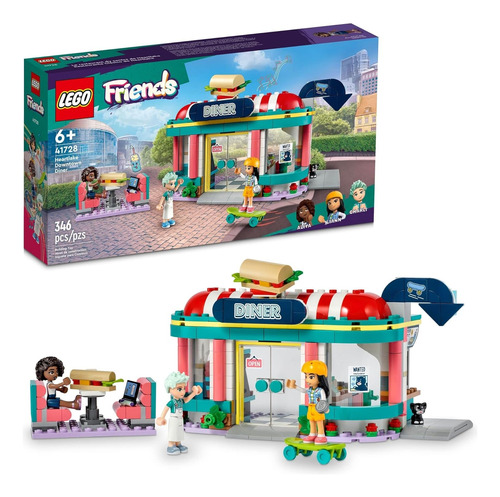 Lego Friends Restaurante En El Centro De Heartlake 