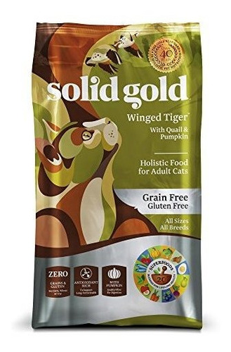 Solid Gold Sensitive Stomach Dry Cat Food; Winged Tiger Grai