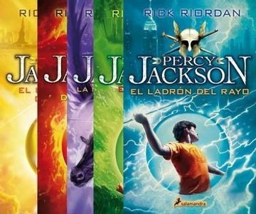 Percy Jackson Y Los Dioses  - Saga De 5 Libros Rick Riorda