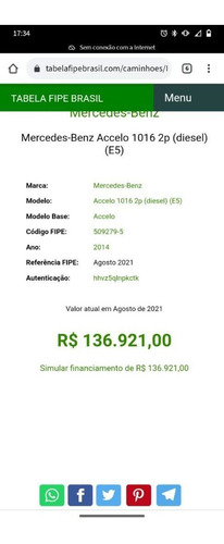Imagem 9 de 9 de Mercedez Benz Accelo 1016
