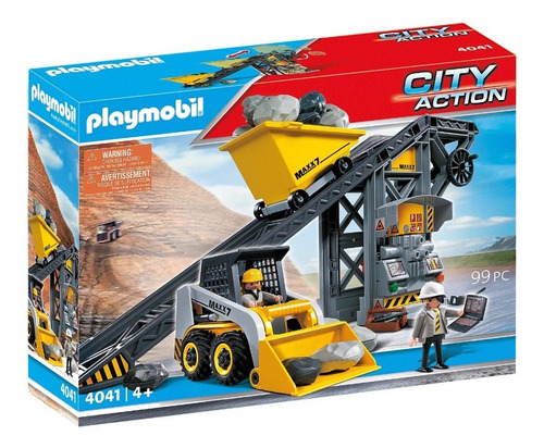 Playmobil 4041 Cinta Transportadora Con Miniexcavadora Stock