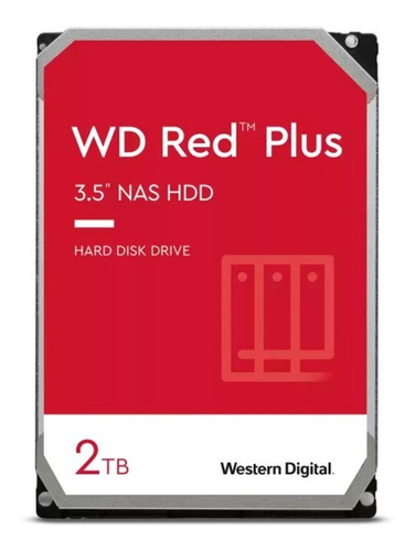 Disco Duro Western Digital Red Plus 2tb 5400rpm 3.5 