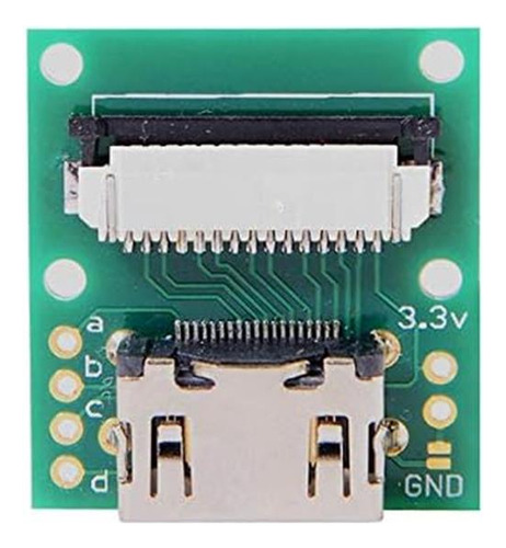 Módulo De Cámara Raspberry Pi Cablecc A Hdmi Tipo A Macho Hd