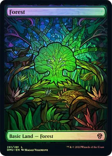 Cartas Magic Forest (full-art) (foil) (dominaria United) Nps
