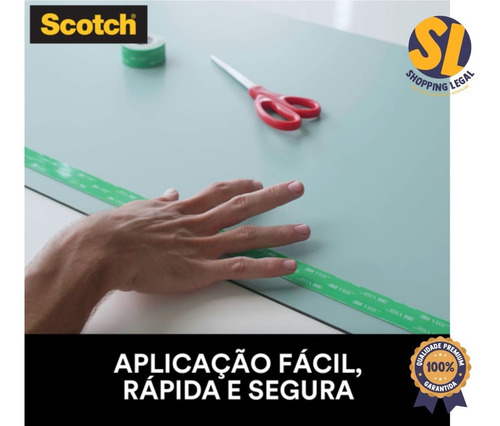 Imagem 4 de 6 de Fita Dupla Face Fixação Extrema 24mmx2m Quadro Espelho - 3m