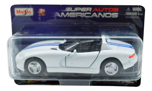 Super Autos Americanos Maisto Dodge Viper Gt2 - 1:43