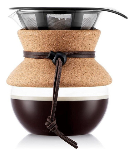 Bodum Pour Over Coffee Maker, 17 Ounce, .5 Liter, Cork Ba...