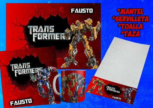 Set De Jardin - Transformers - Bumblebee - 4 Piezas