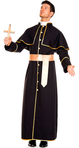 Ropa De Túnica Del Pastor Cosplay Para Hombres De Halloween