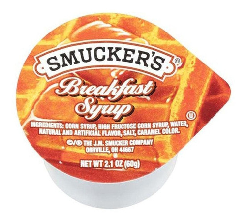 10-pack Miel De Maple Smuckers Breakfast Syrup Restaurante