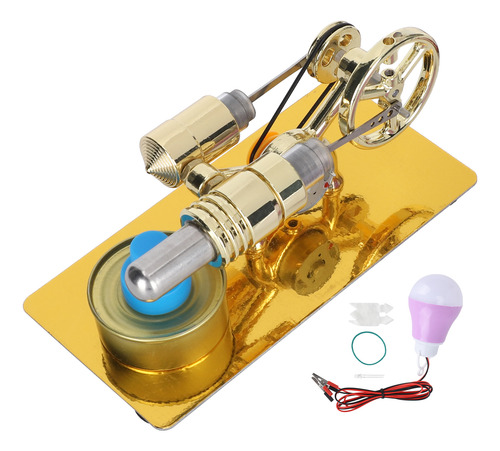 Bombilla De Motor Generador Modelo Stirling De Material Esco