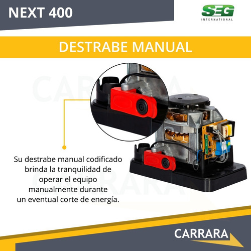 Kit Motor Portón Automático Corredizo 400 Seg Control Remoto